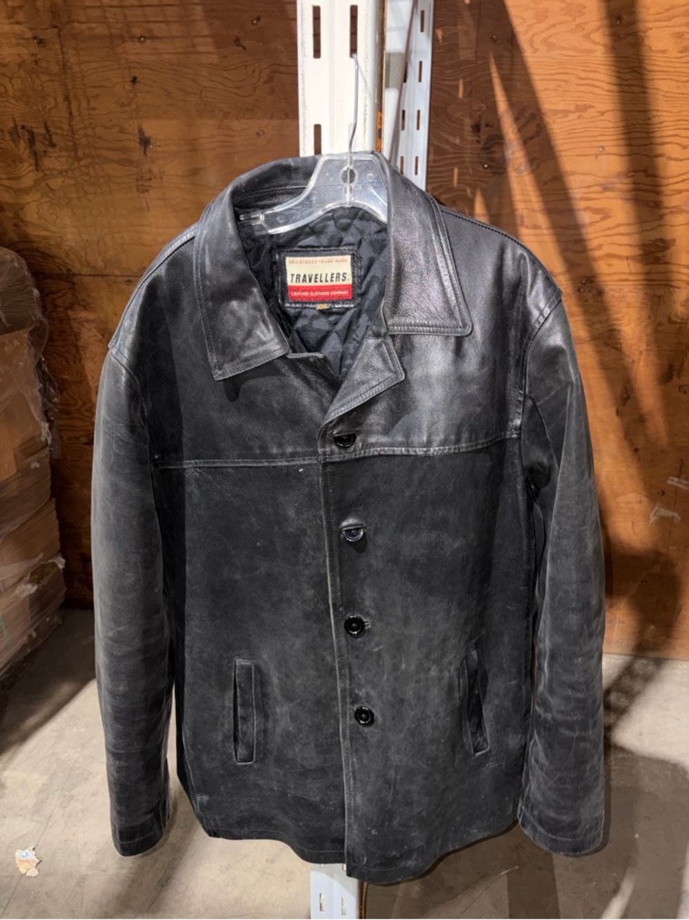 Vintage Travellers real leather jacket